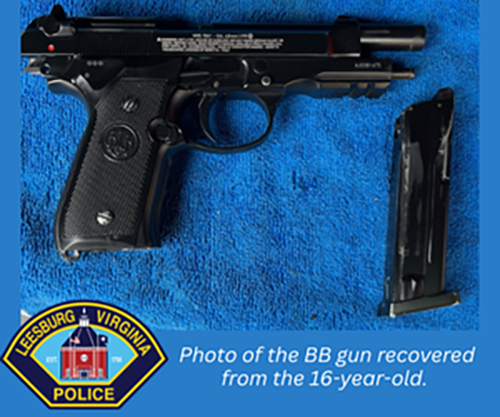 Teen Arrested at Leesburg Wegmans With BB Gun That Looked Real