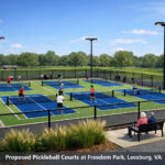 Leesburg Plans Five Outdoor Pickleball Courts, Community Meeting Scheduled
