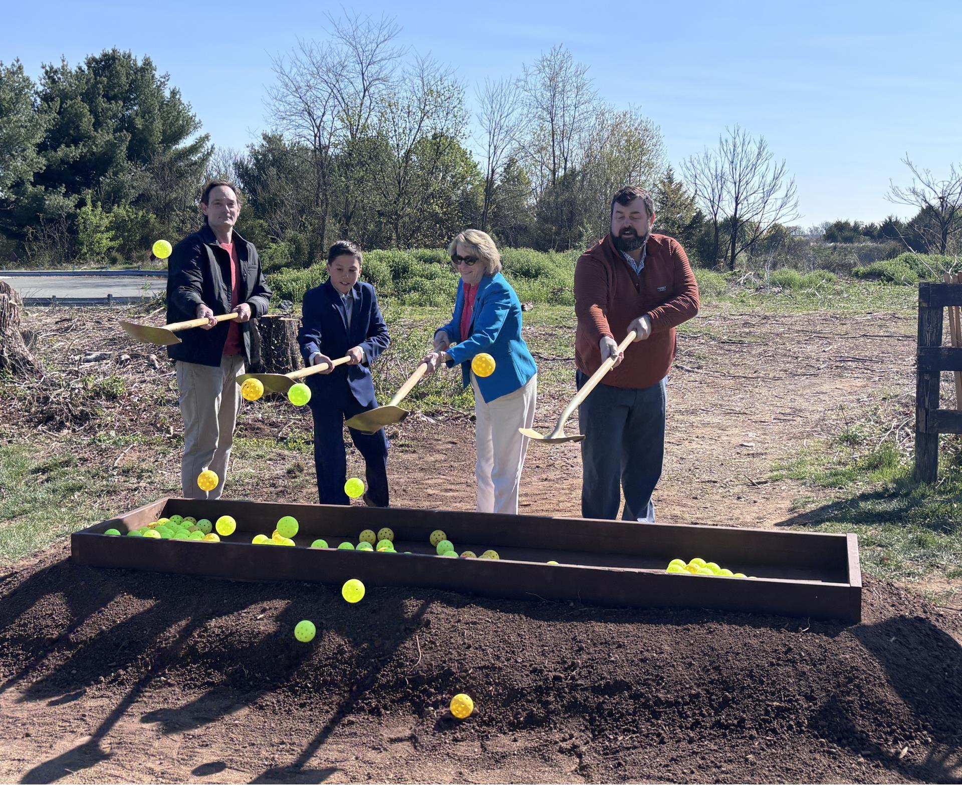 Leesburg Breaks Ground on First Public Pickleball Courts Near Freedom Park